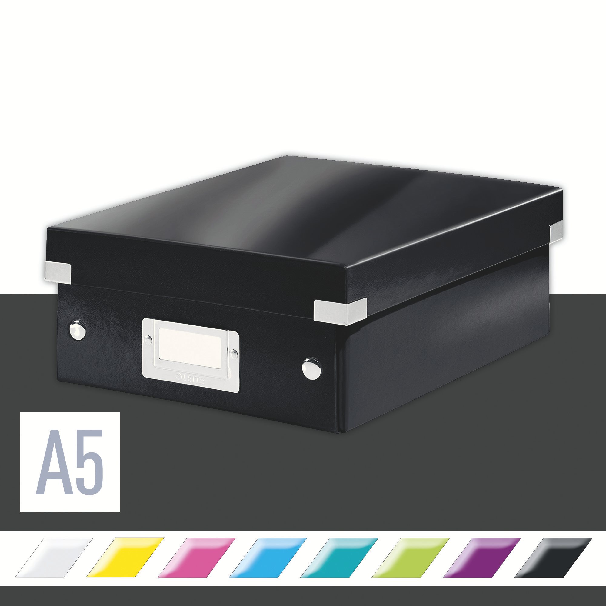 Leitz WOW Click & Store A5 22 x 10 x 28,2 cm, čierna