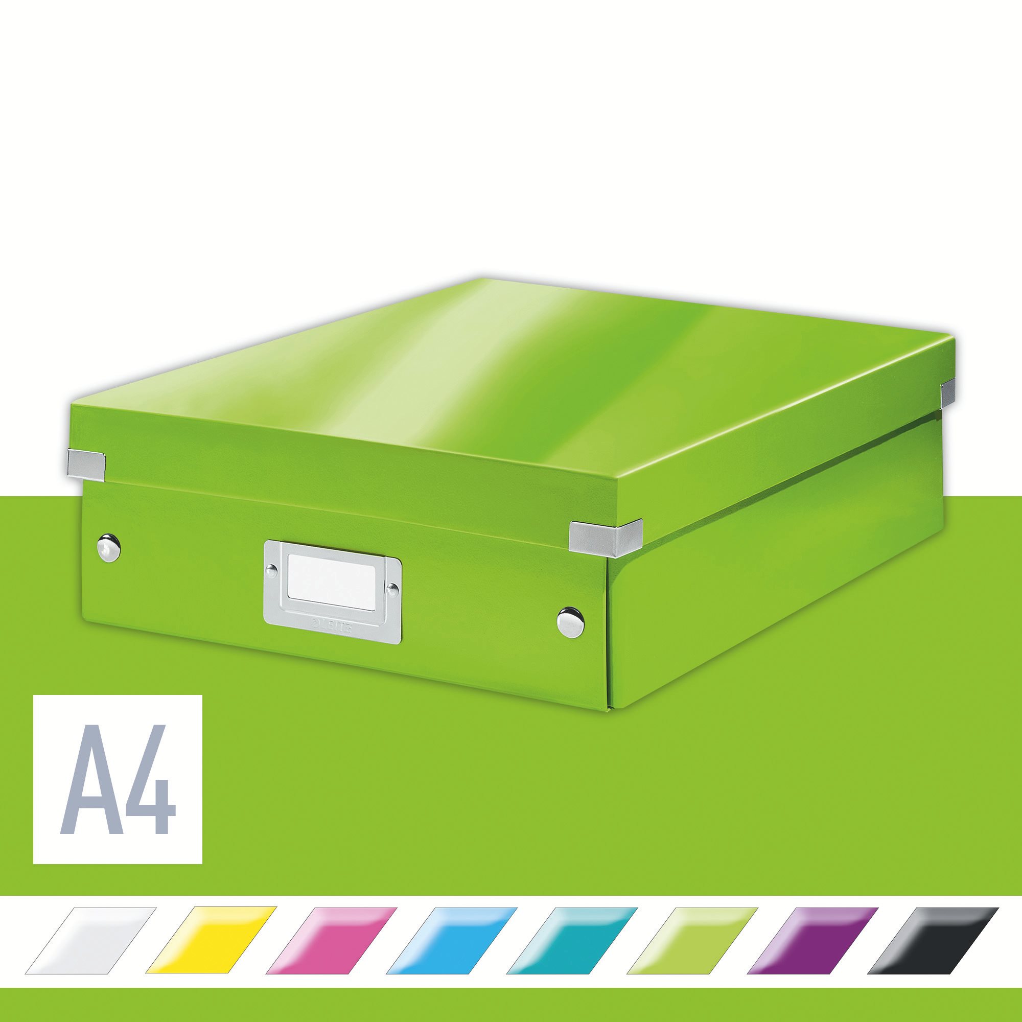 Leitz WOW Click & Store A4 28,1 x 10 x 37 cm, zelená