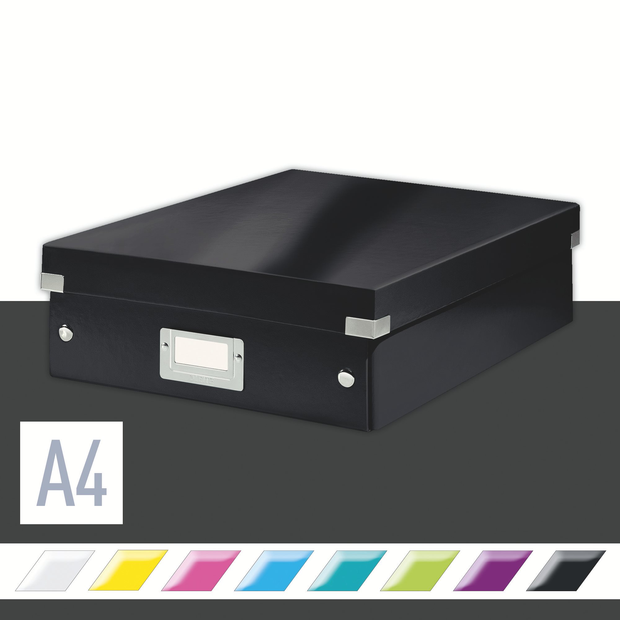 Leitz WOW Click & Store A4 28,1 x 10 x 37 cm, čierna