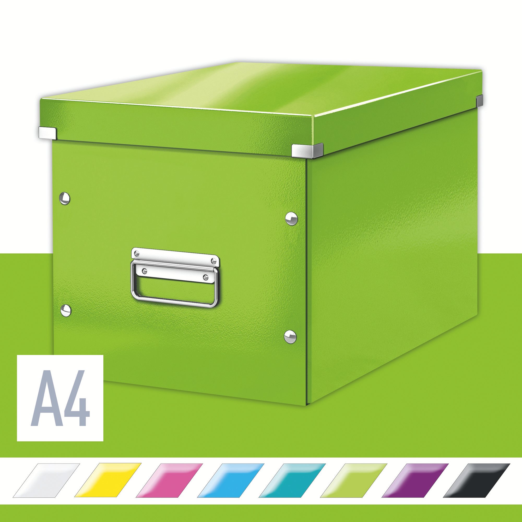 Leitz WOW Click & Store A4 32 x 31 x 36 cm, zelená