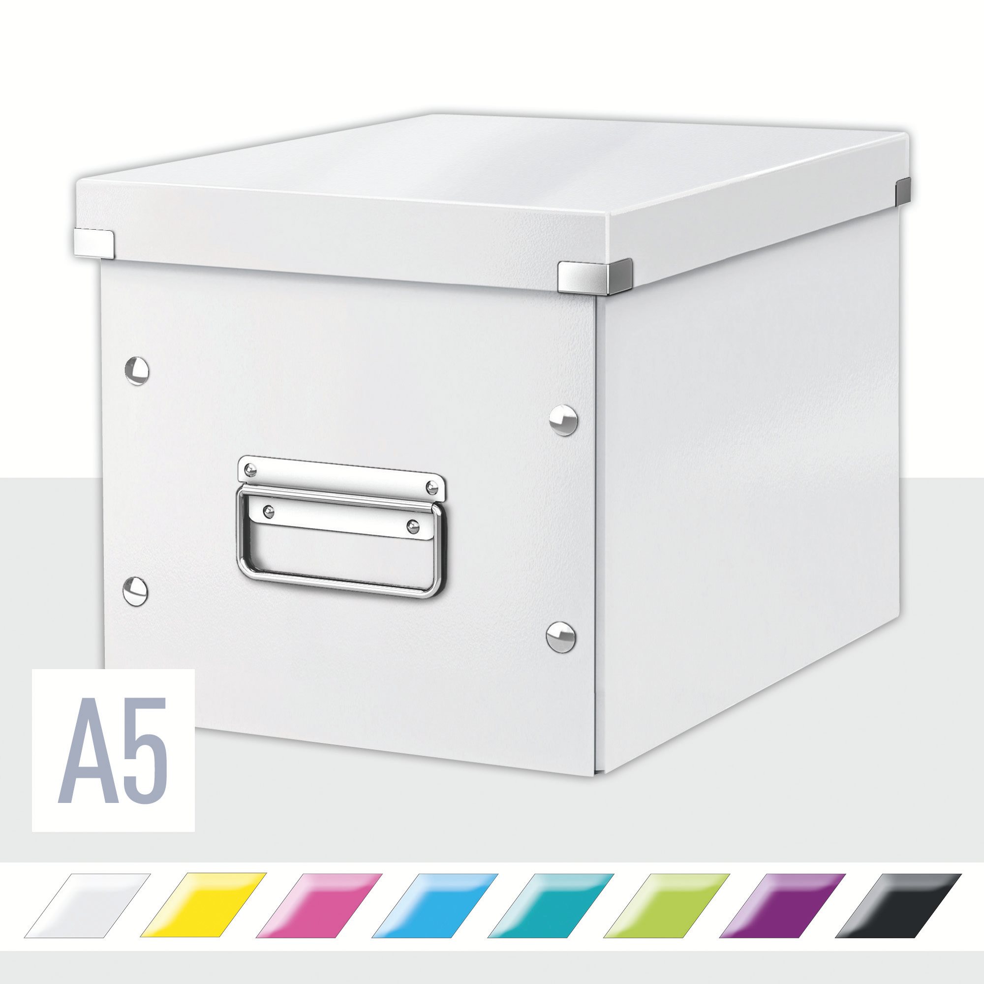 Leitz WOW Click & Store A5 26 x 24 x 26 cm, biela