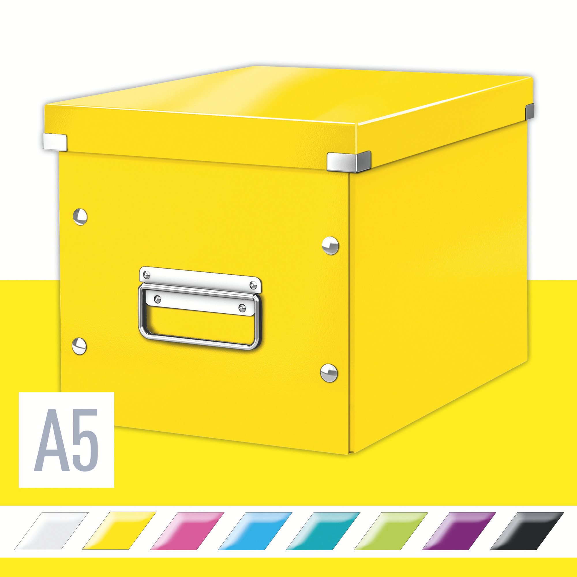 Leitz WOW Click & Store A5 26 x 24 x 26 cm, žltá