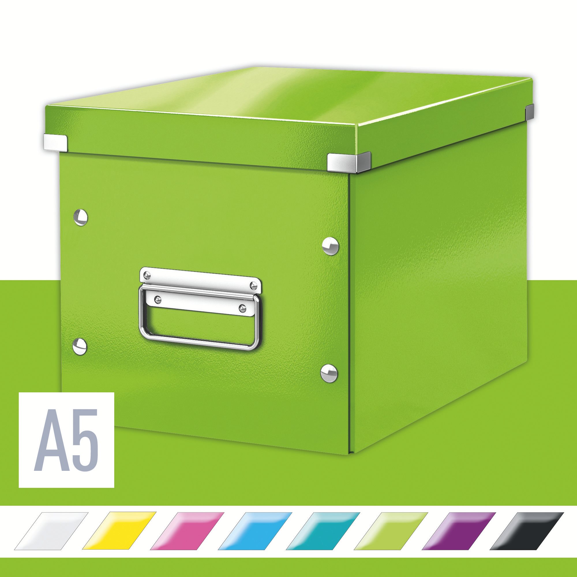 Leitz WOW Click & Store A5 26 x 24 x 26 cm, zelená