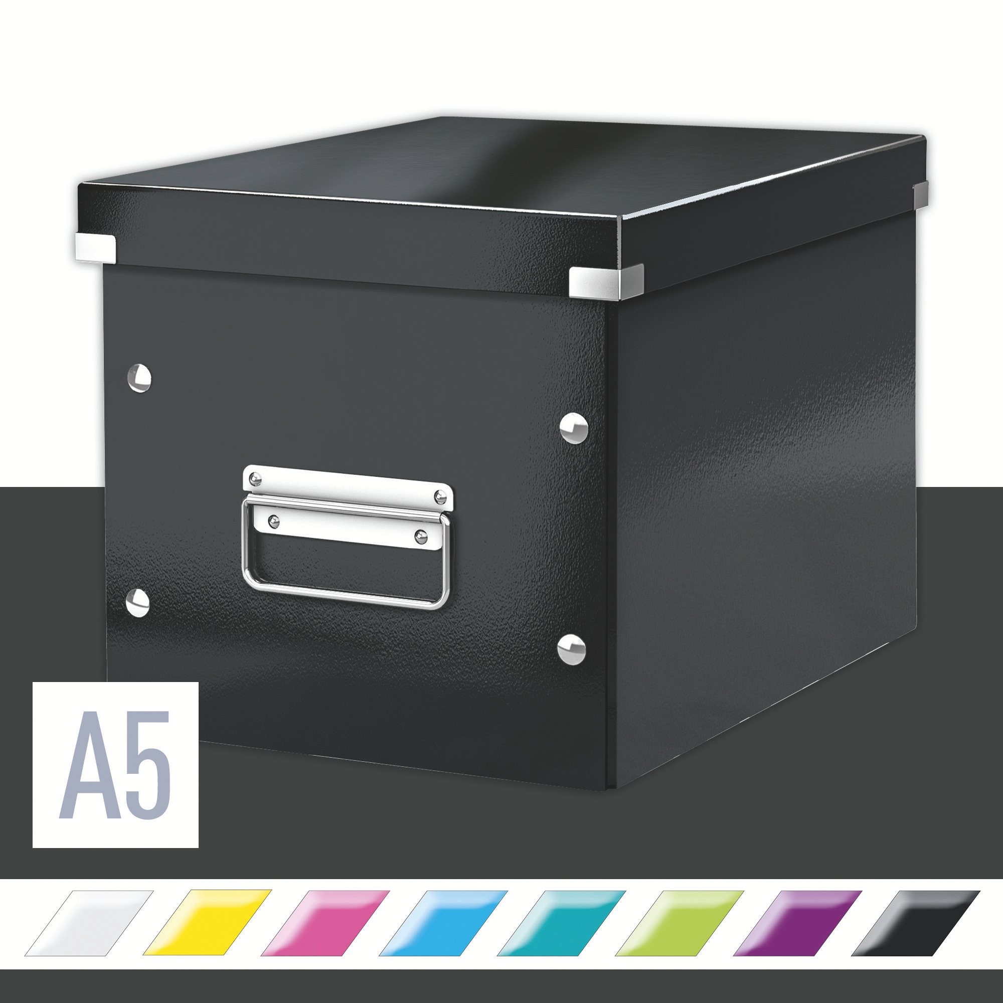Leitz WOW Click & Store A5 26 x 24 x 26 cm, čierna