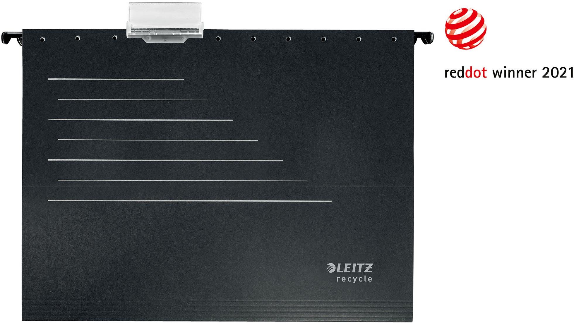 LEITZ RECYCLE Alpha A4 typu "V", čierne