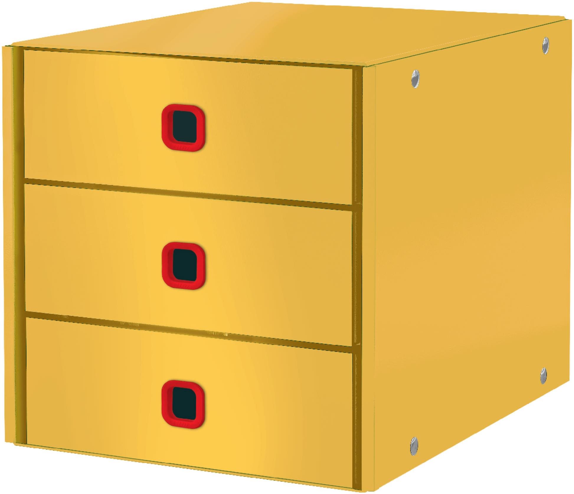 LEITZ Cosy Click & Store, 3-dielny, žltý