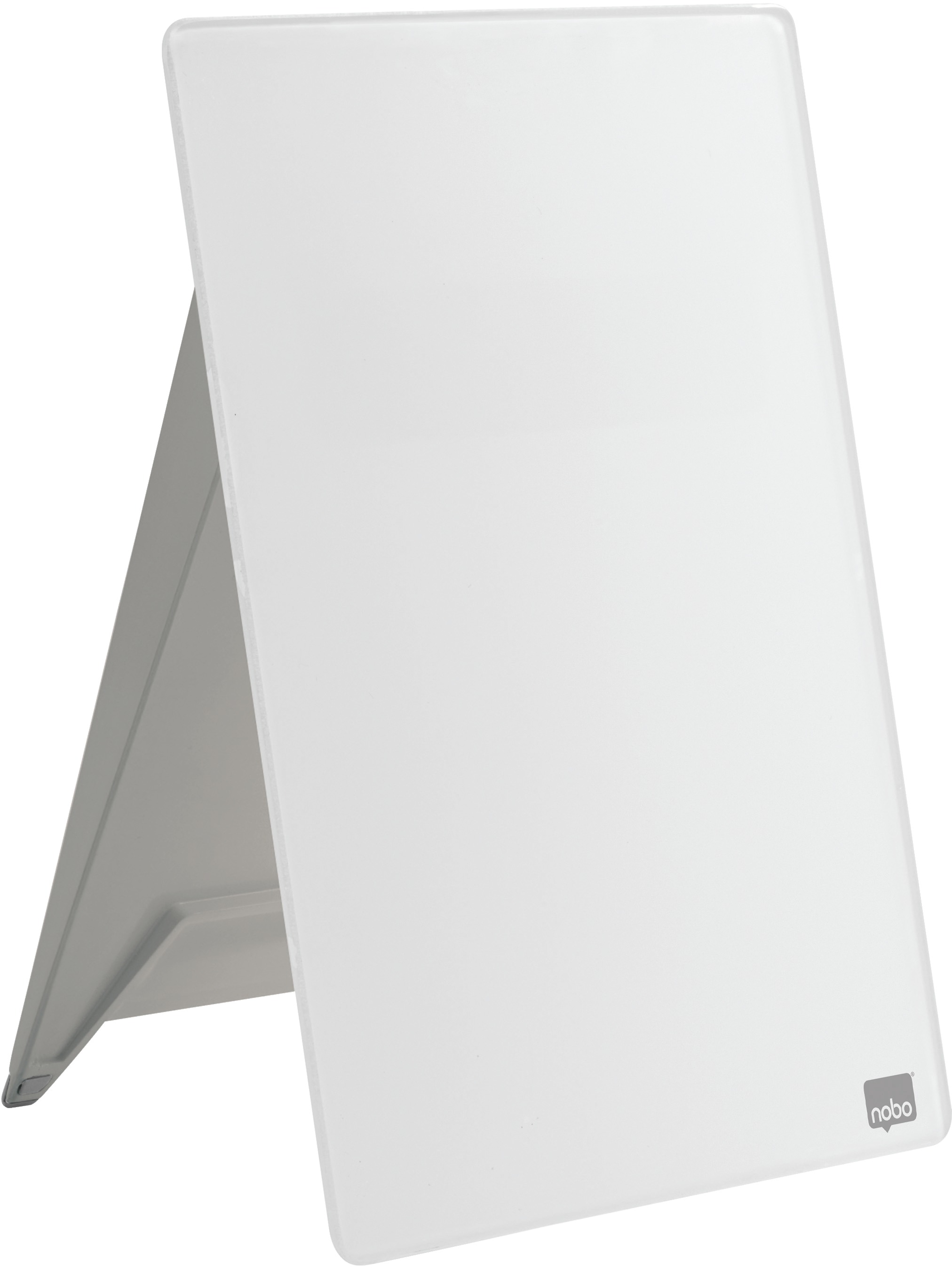 NOBO stolný sklenený na poznámky 21,6 × 29,7 cm, biely