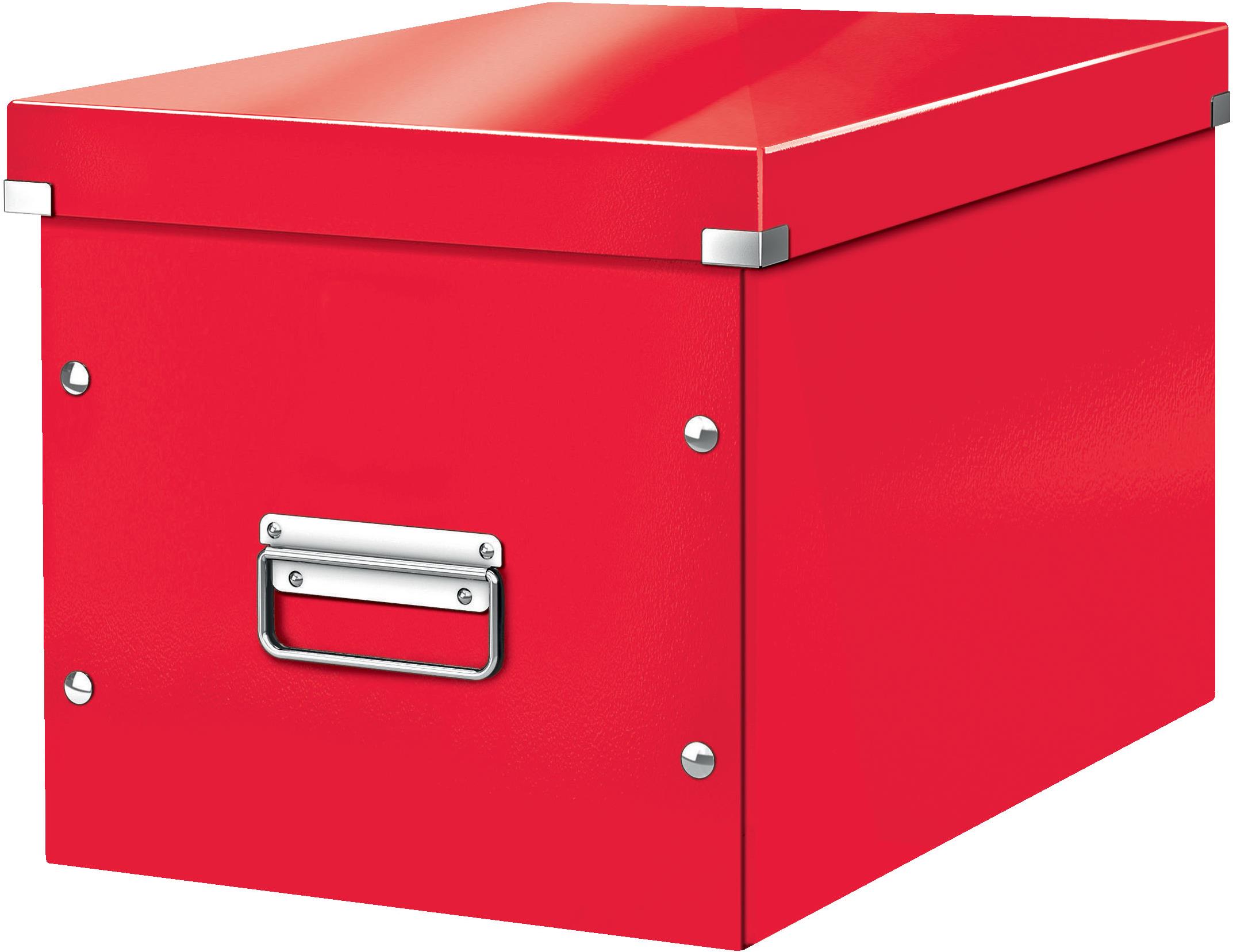 LEITZ WOW Click & Store A4 32 × 31 × 36 cm, červená