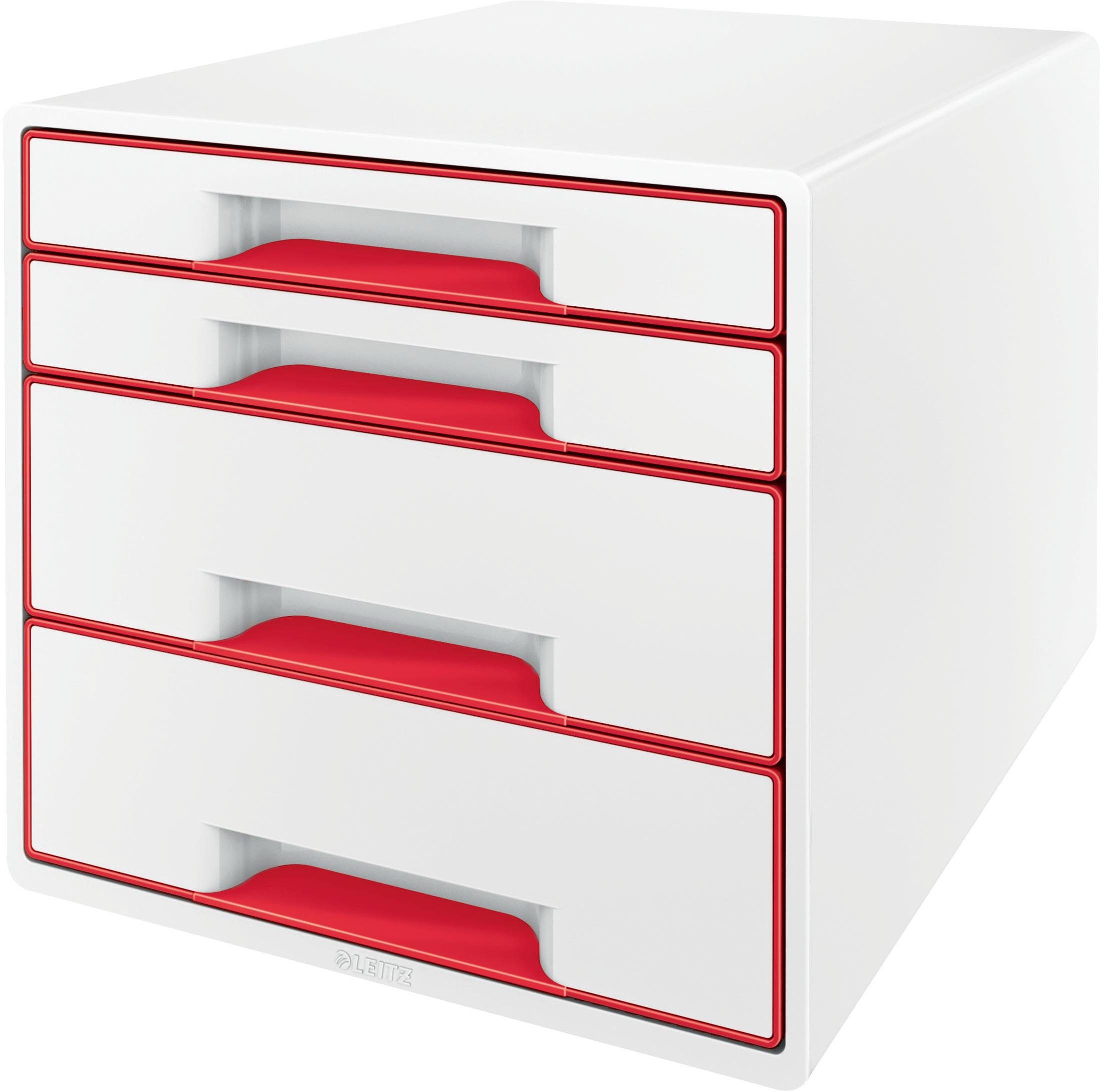 LEITZ WOW CUBE bielo-červený