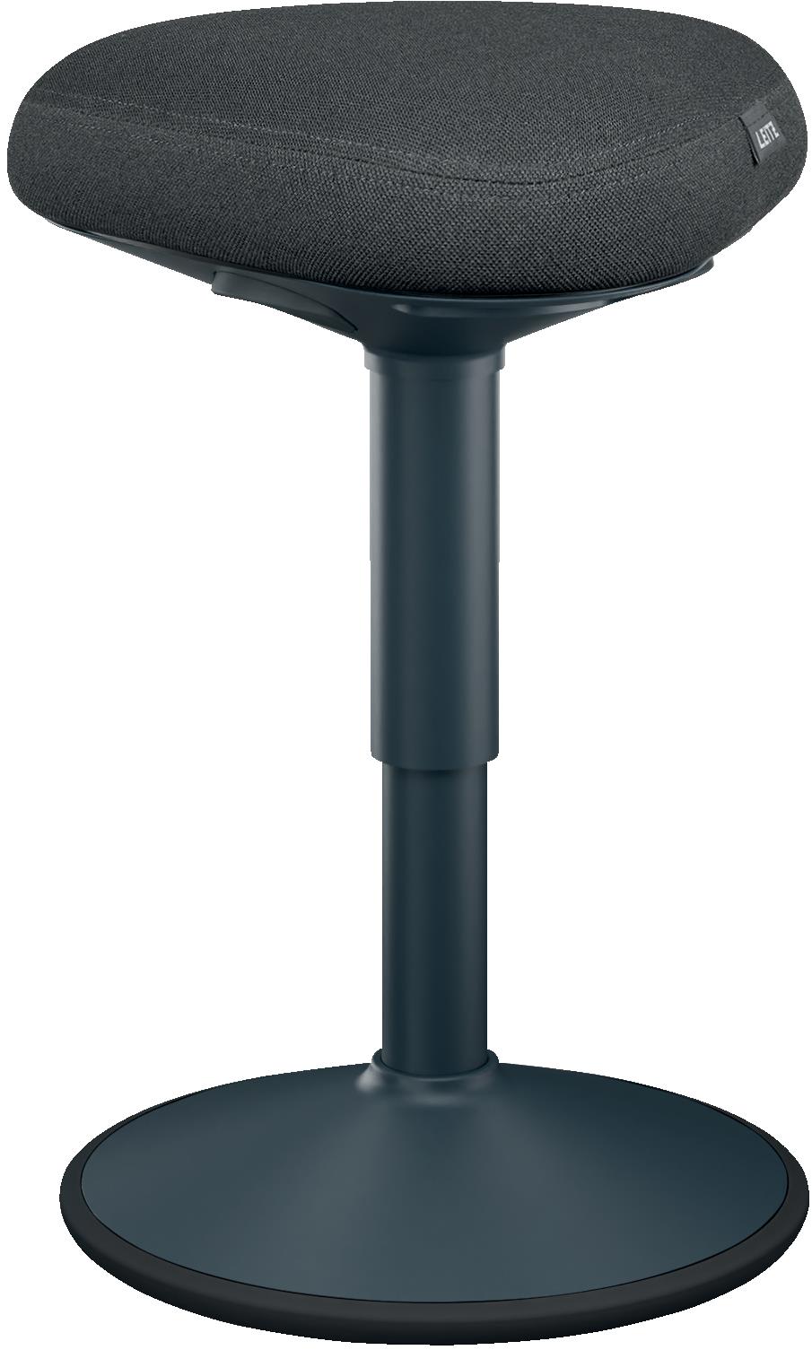 LEITZ ERGO Active Sitting Stool, zamatová sivá