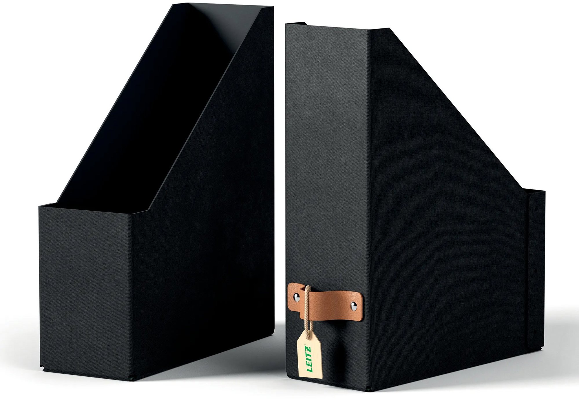 LEITZ Puro 10 cm, čierny – sada 2 ks