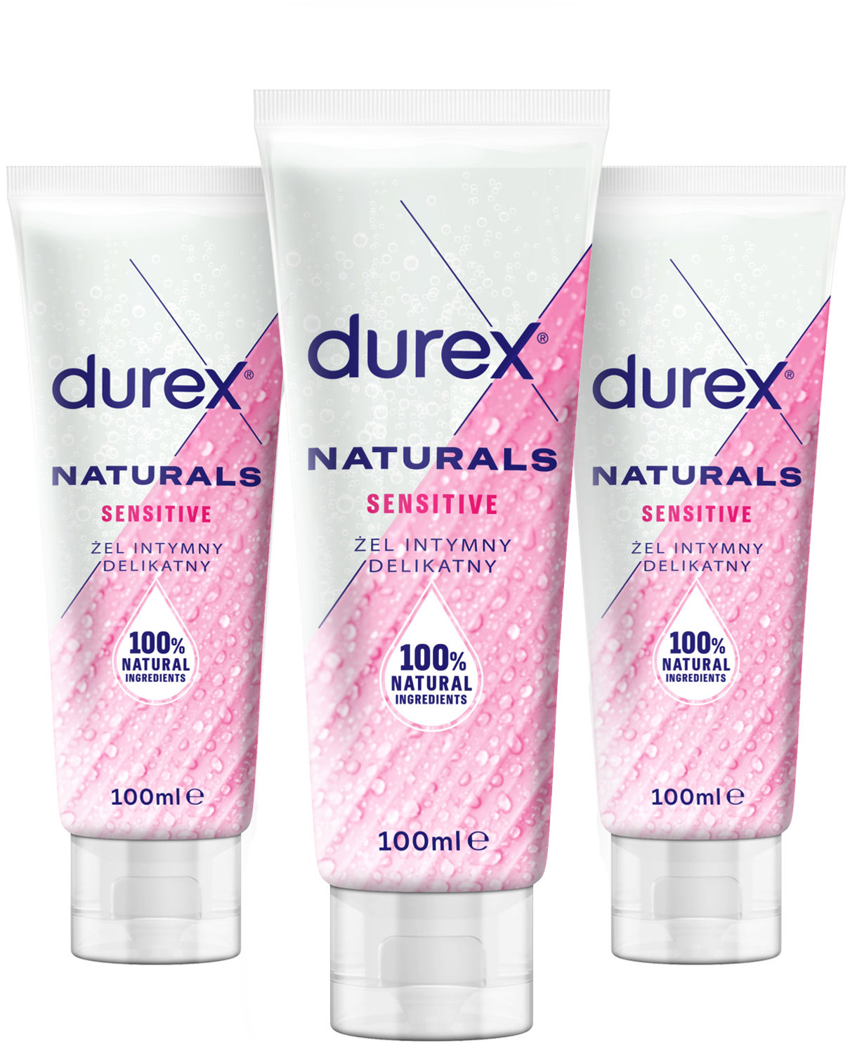 DUREX Naturals Sensitive 3× 100 ml