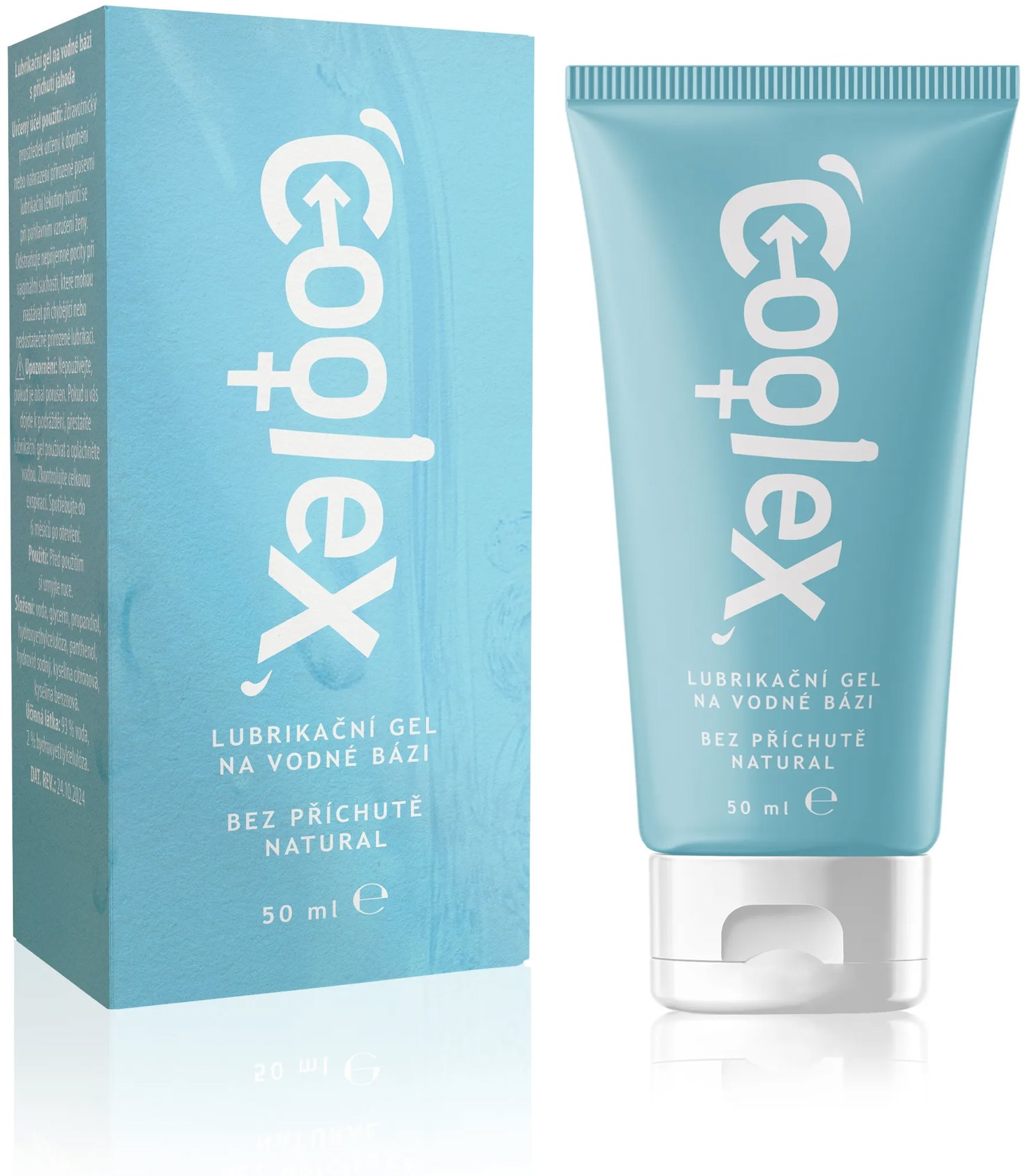 COOLEX na vodnej báze bez príchute (tuba) 50 ml