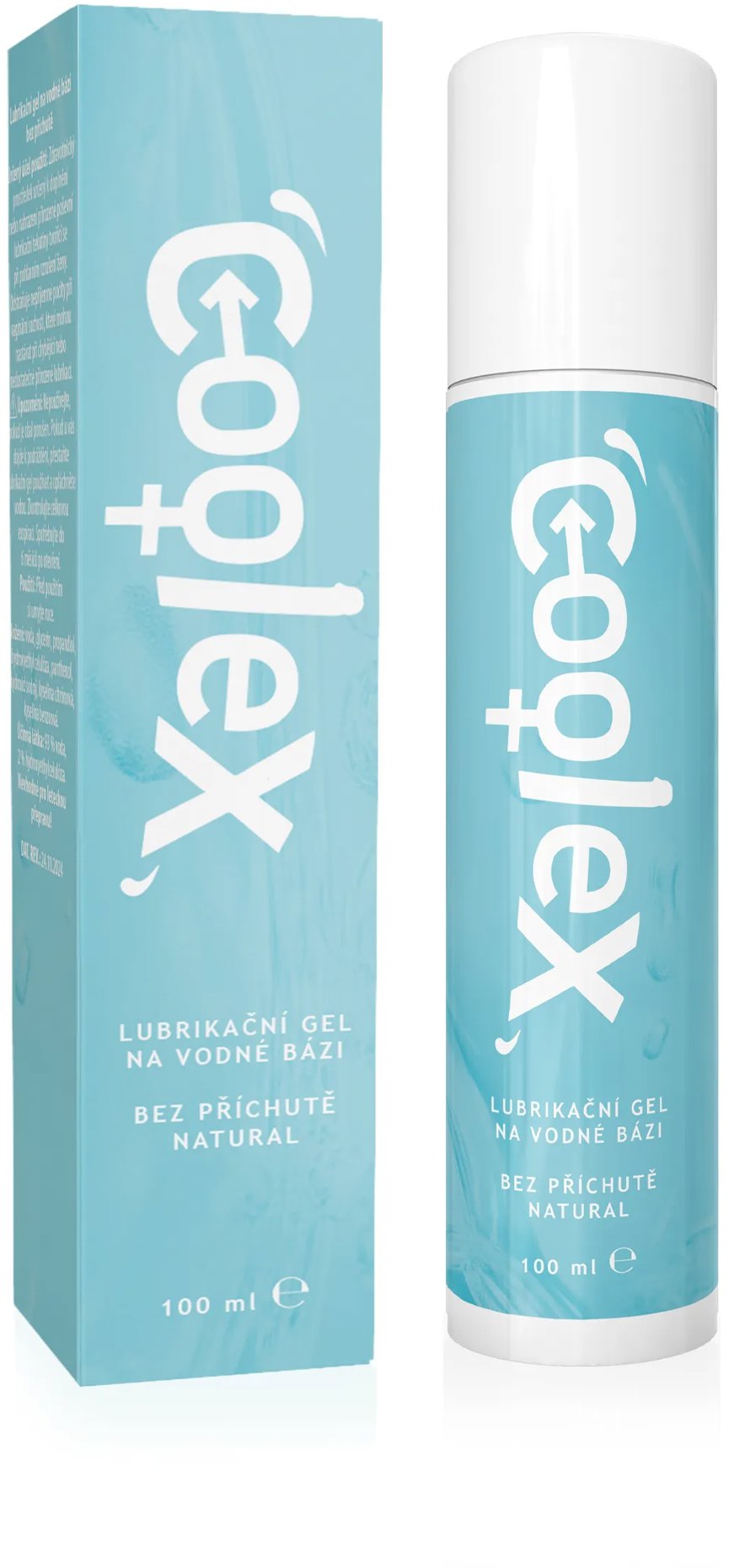 COOLEX na vodnej báze bez príchuti (airless) 100 ml