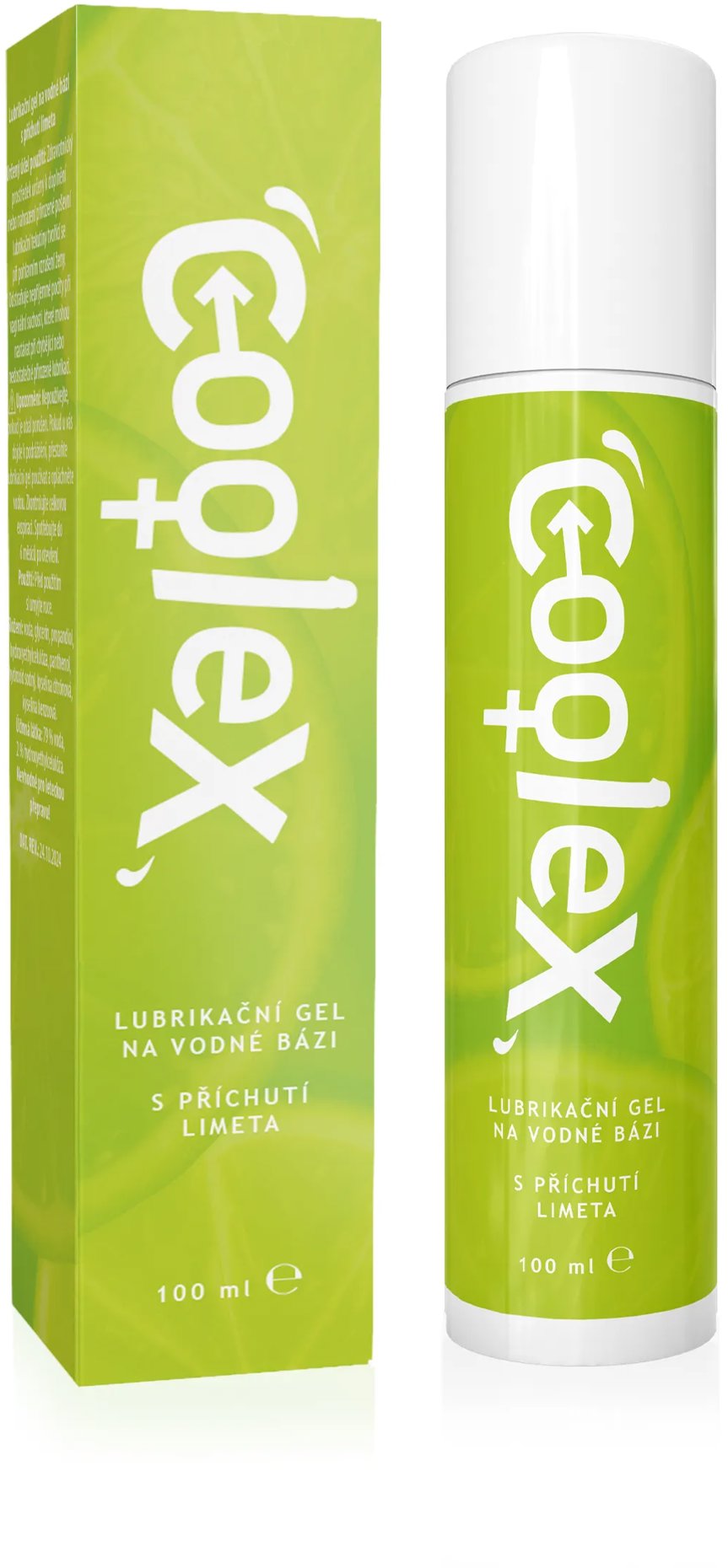 COOLEX na vodnej báze limetka (airless) 100 ml