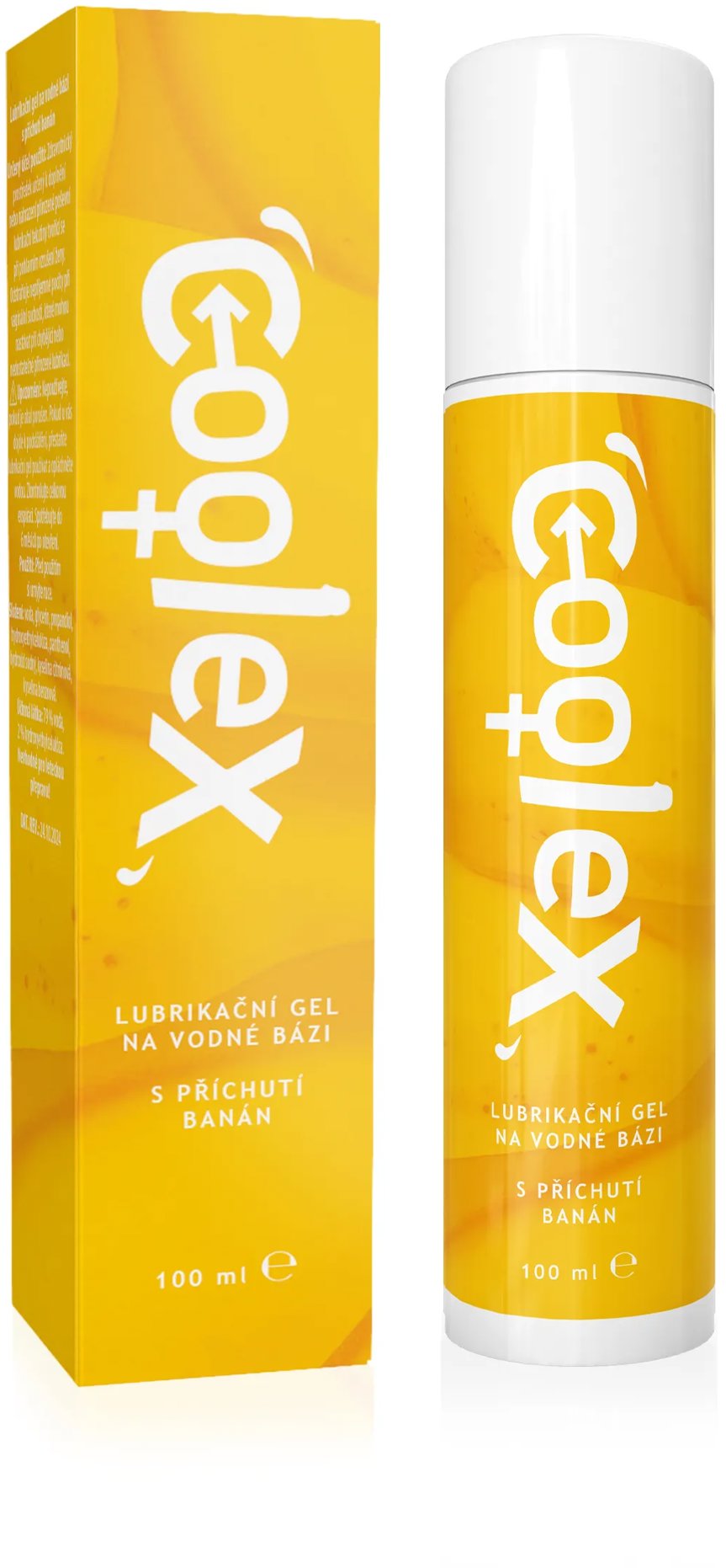 COOLEX na vodnej báze banán (airless) 100 ml