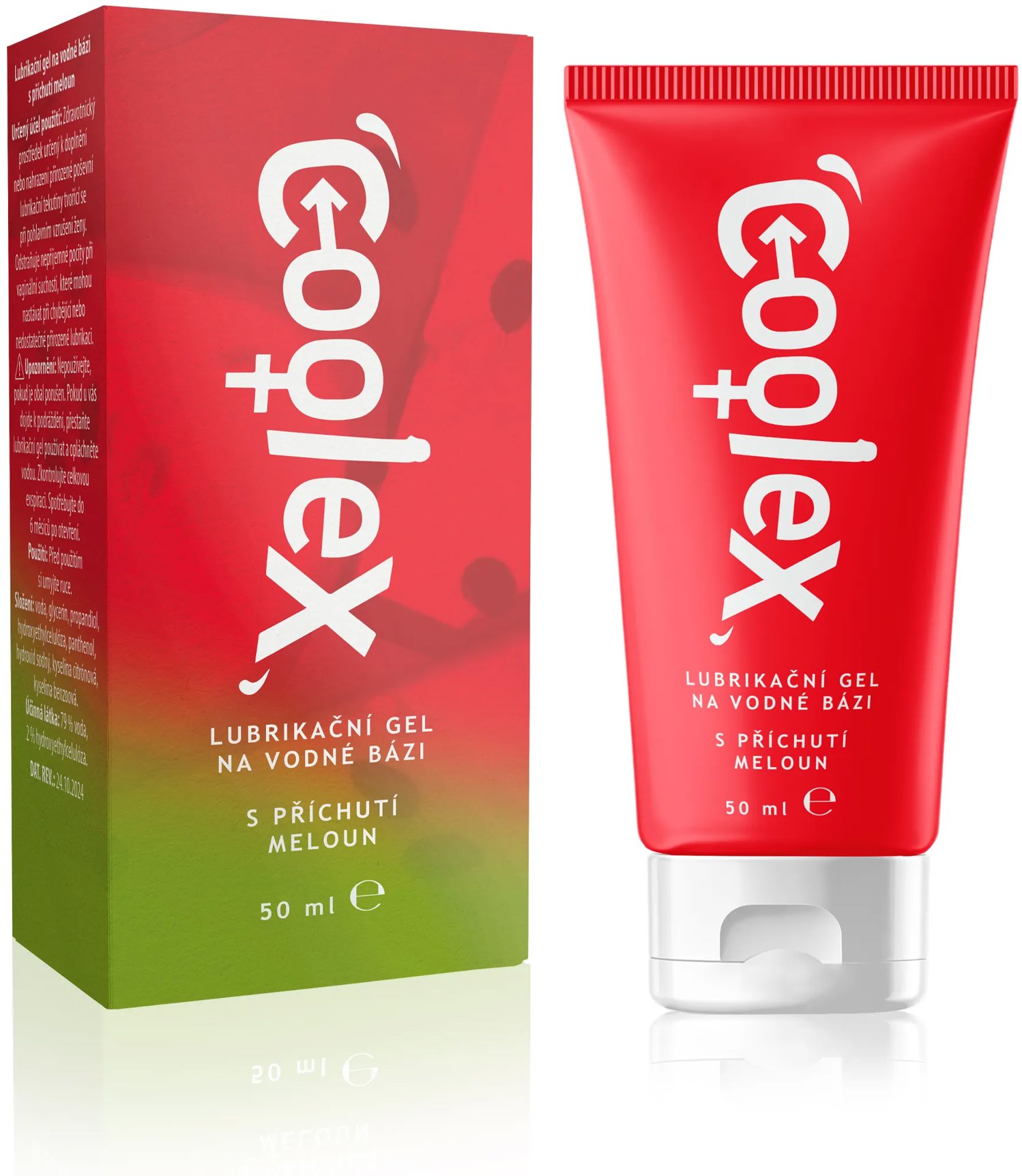 COOLEX na vodnej báze melón (tuba) 50 ml