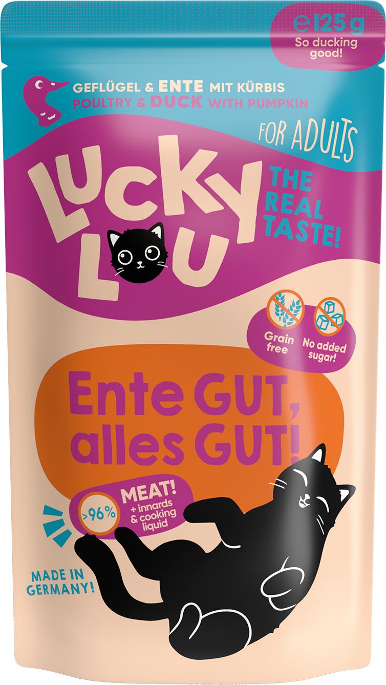 Lucky Lou Lifestage Adult s hydinovým a kačacím mäsom 125 g