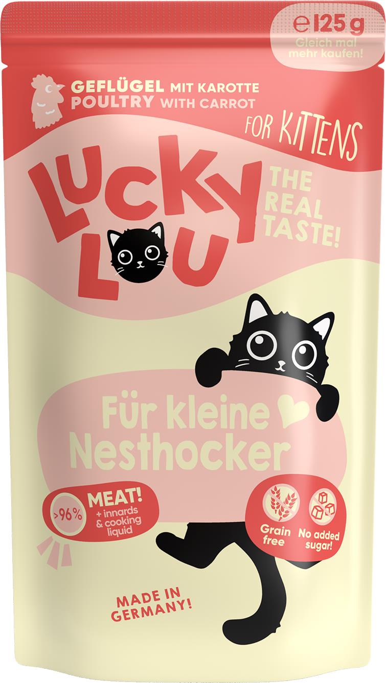 Lucky Lou Lifestage Kitten s hydinovým mäsom 125 g