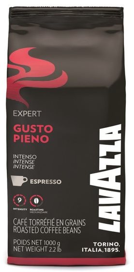 Lavazza Gusto Pieno, zrnková káva, 1 000 g