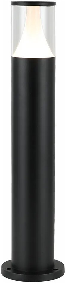 Luxera Prezent Sera LED 7 W IP54, záhradné stĺpikové svietidlo, čierne