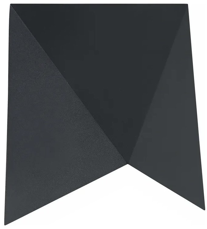 Luxera Prezent Taifu LED 10 W IP54, vonkajšie nástenné svietidlo, čierne