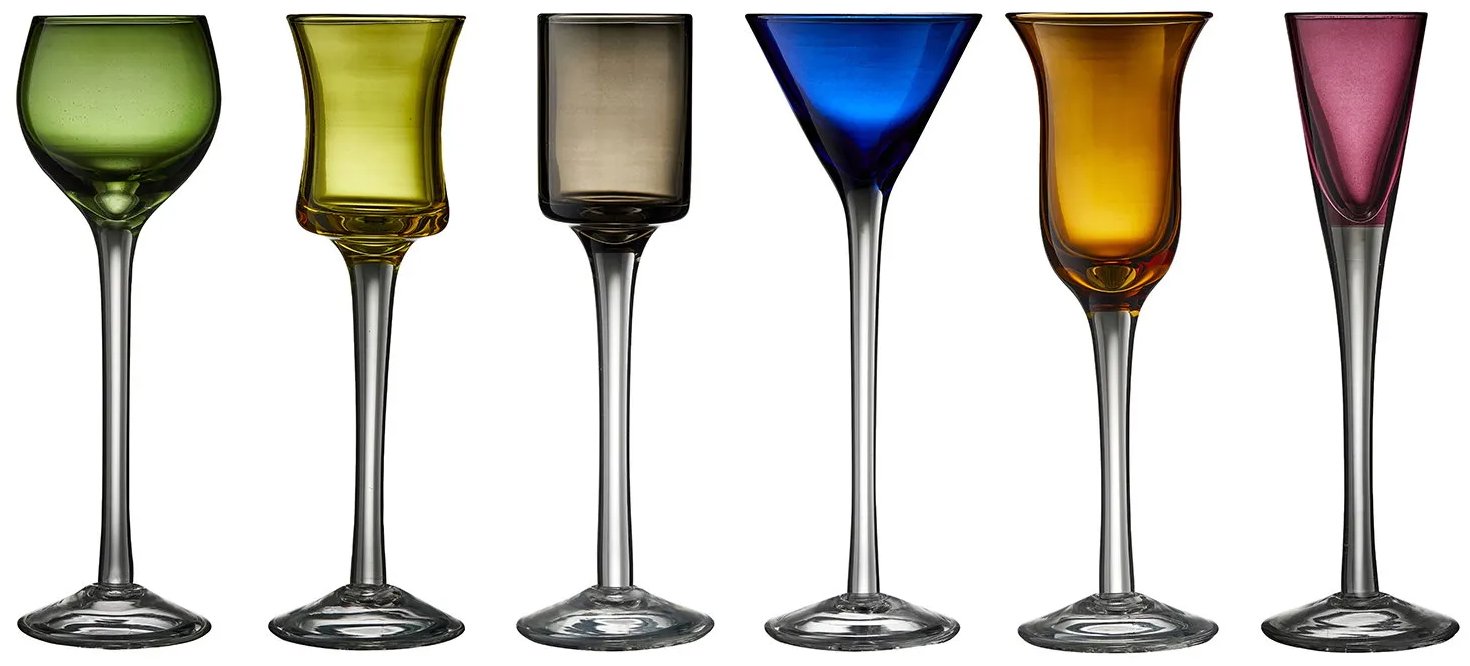 Lyngby Glas Súprava pohárov na panáka 6 ks