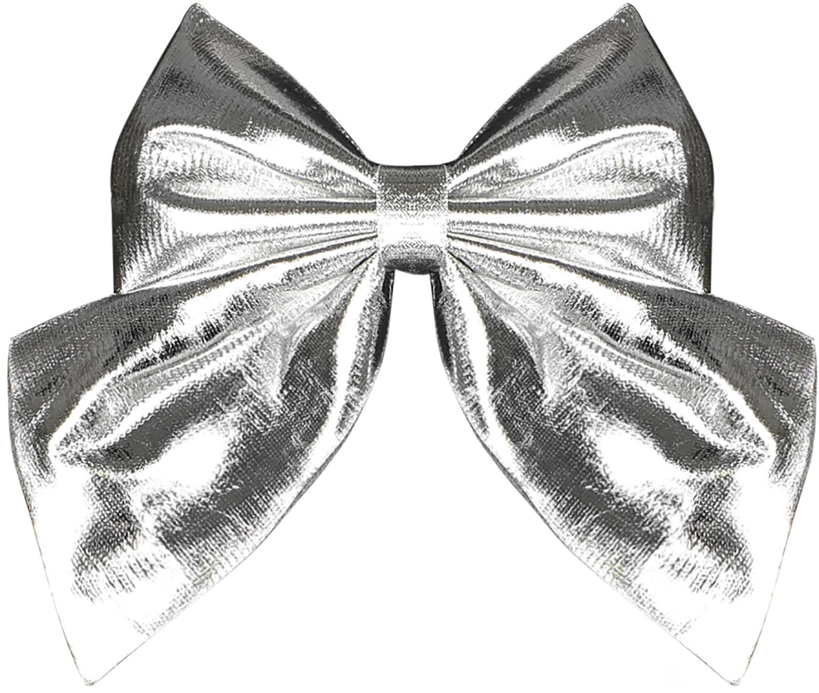 LAALU Mašľa na darček, strieborná 23 × 29 cm