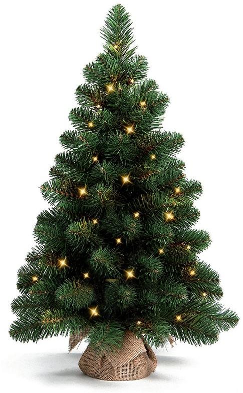 Vianočný stromček Narnia v kvetináči 45 cm s LED OSVETLENÍM