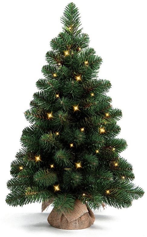 Vianočný stromček Narnia v kvetináči 75 cm s LED OSVETLENÍM