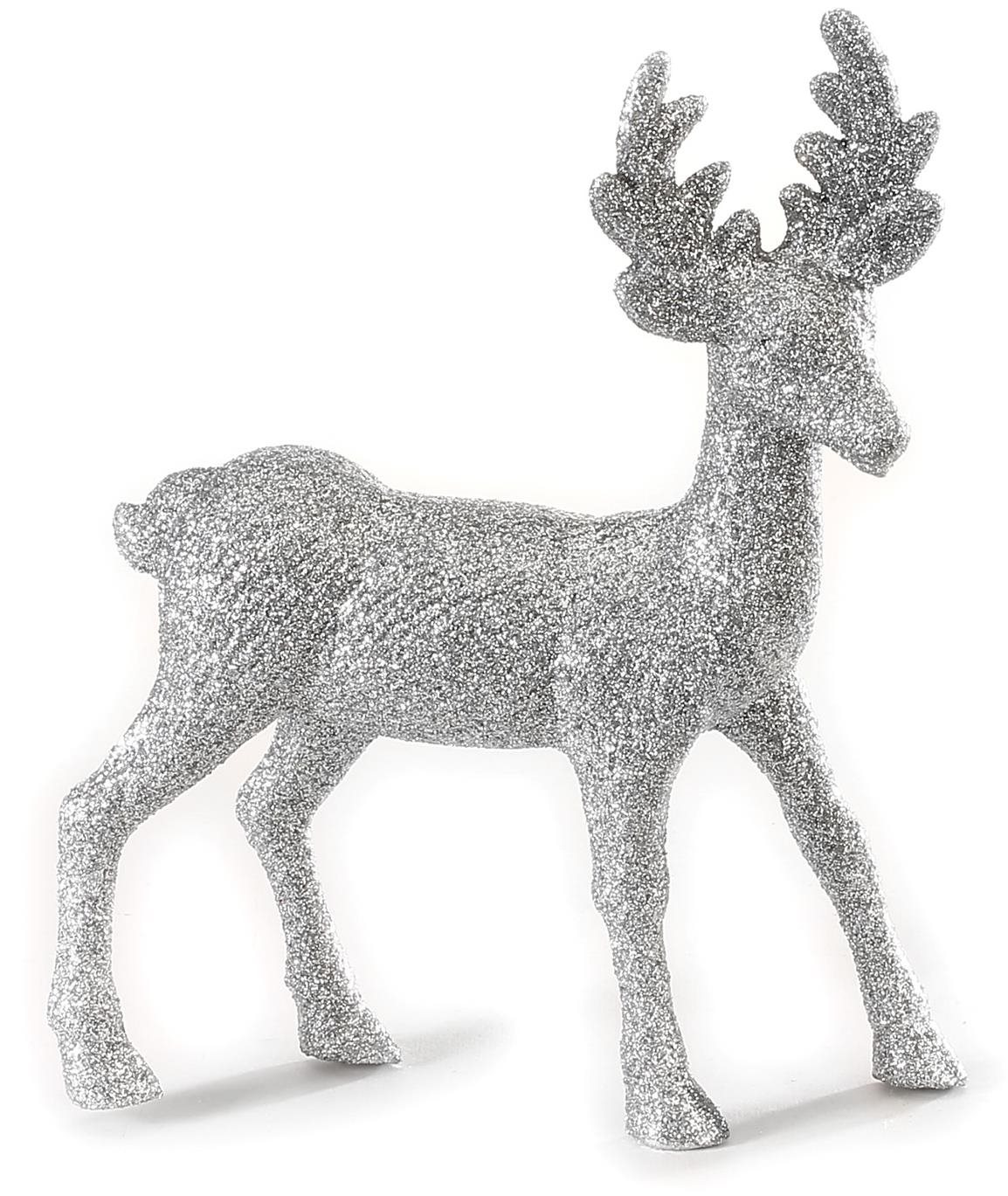 LAALU Jelenček strieborný 21 × 16 cm
