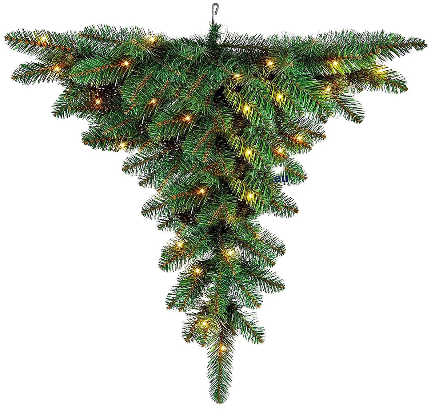 LAALU Závesný vianočný stromček Sírius 120 cm s LED OSVETLENÍM