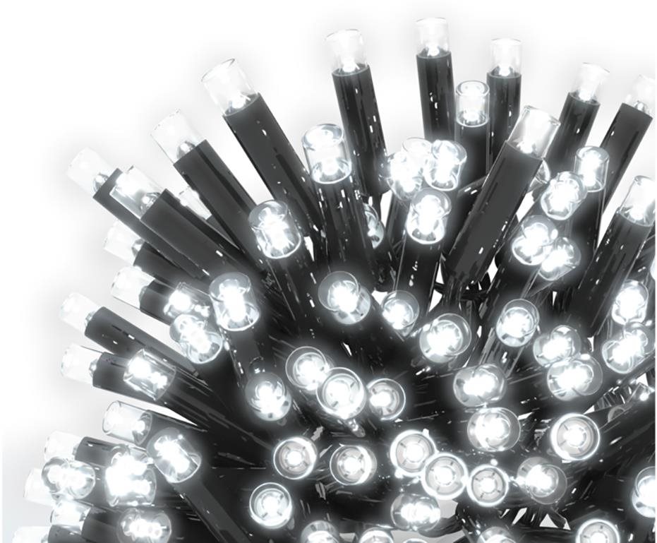 LAALU Svetelná reťaz LED – spojovacia, profi, studená biela, 10 m