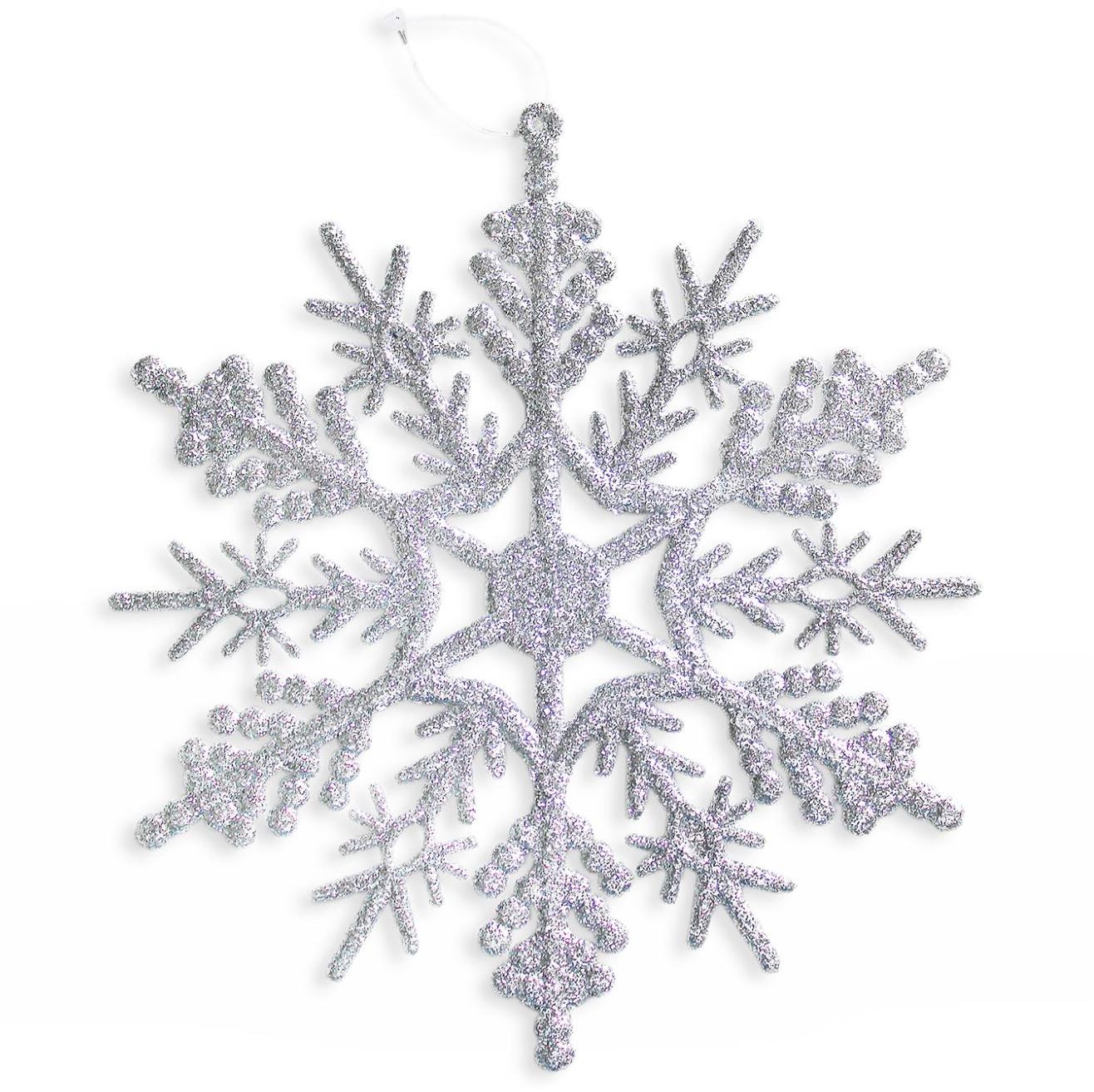 LAALU Vločka s glitrami 17,5 cm