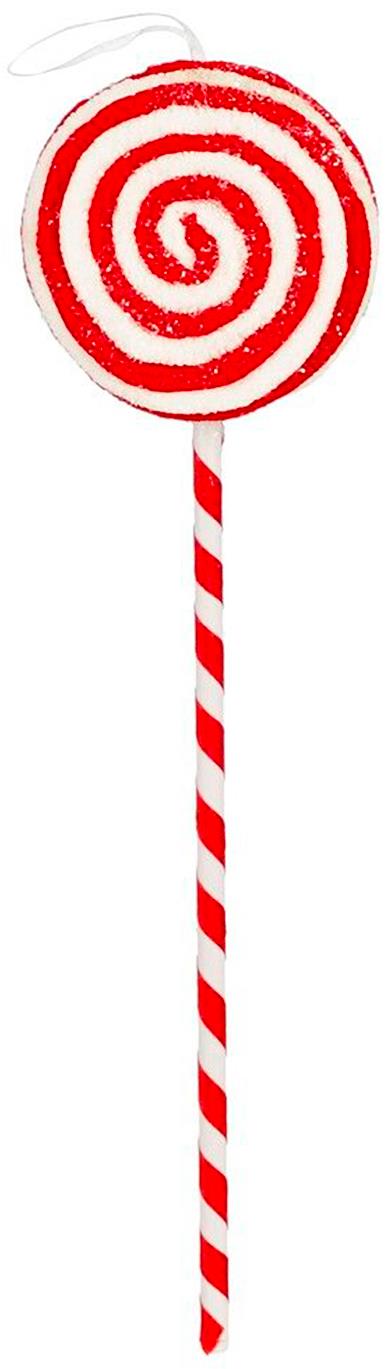 LAALU Ozdoba červeno- biela lízanka 38 cm