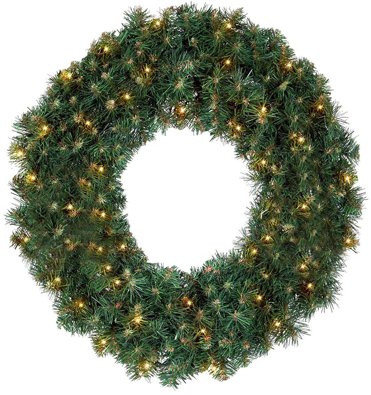 LAALU Vianočný veniec s LED osvetlením – Narnia, 45 cm