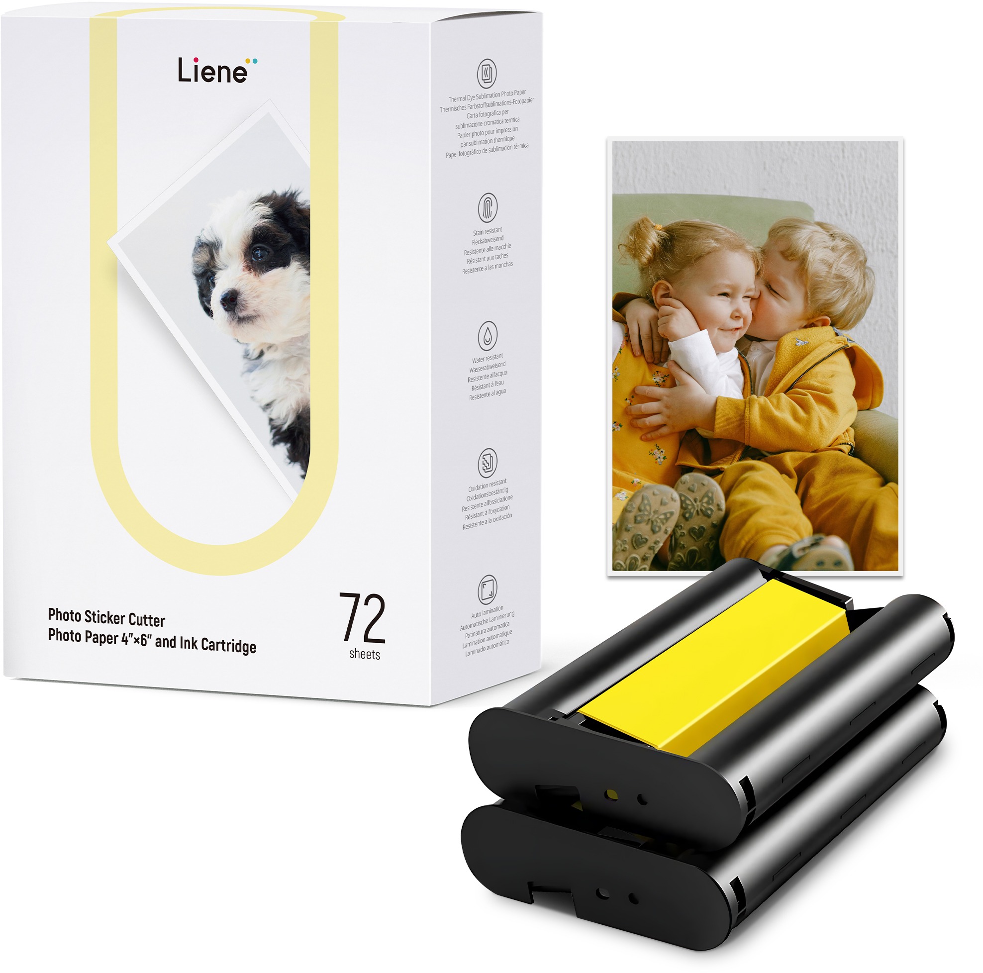 Liene 10 × 15 cm (sada 72 ks papierov + 2 atramenty) pre PixCut S1