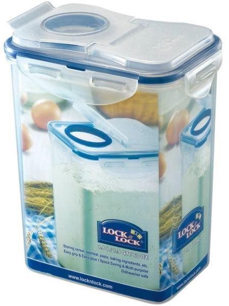 Lock & Lock Dóza na potraviny 1800 ml, s otvorom na sypanie