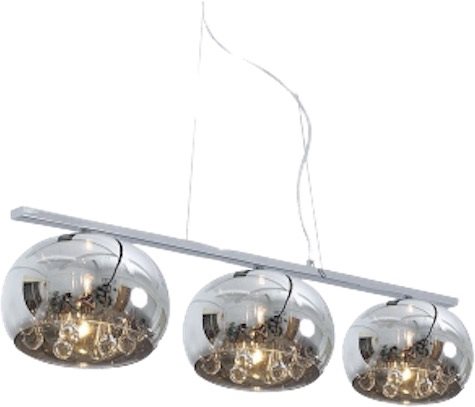 Luxera 46039 – Závesný luster SPHERA 3× G9/33 W/230 V