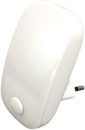 Prezent 1620 – LED svietidlo do zásuvky 2× LED/0,3 W/230 V vypínač