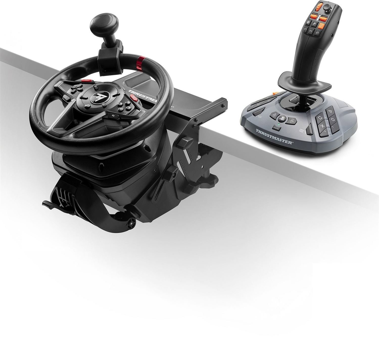 Thrustmaster T128 SimTask Farming Pack, sada volantu, pedálov a joysticku, PS5/PC