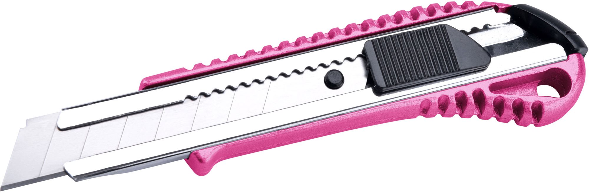 EXTOL LIGHT nôž odlamovací celokovový s výstuhou, 18 mm, Auto-lock, EXTOL LADY, 80059