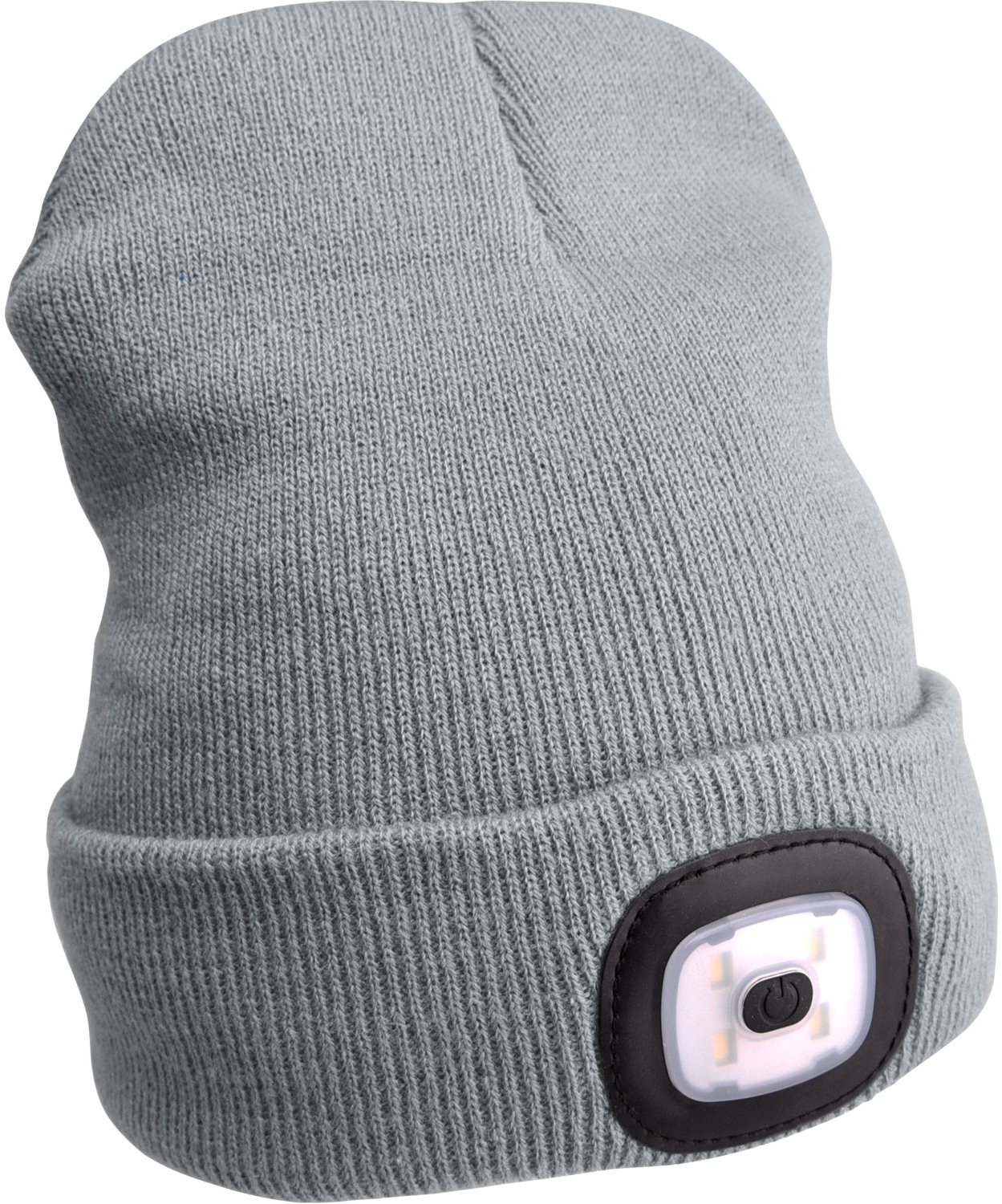 EXTOL LIGHT čiapka s čelovkou 4× 45 lm, USB nabíjanie, sivá, 43195