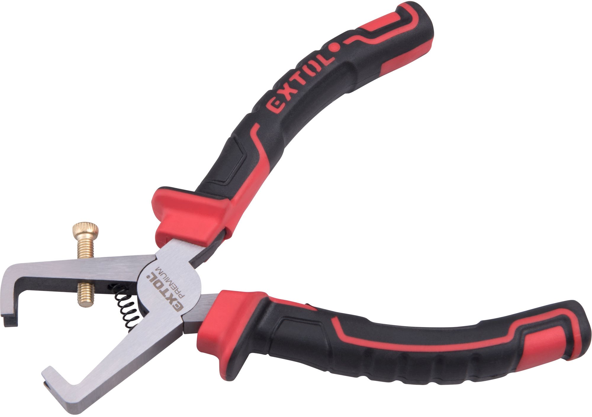 EXTOL PREMIUM kliešte na odizolovanie káblov, 160 mm, 8813190