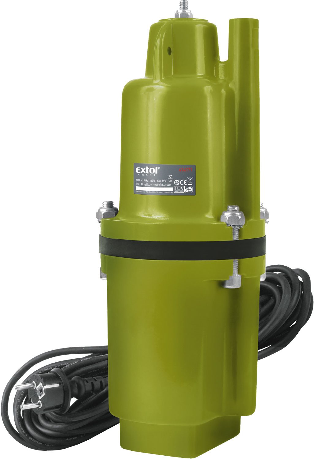EXTOL CRAFT čerpadlo membránové hlbinné ponorné, 300 W, 1400 l/h, 20 m, 414171