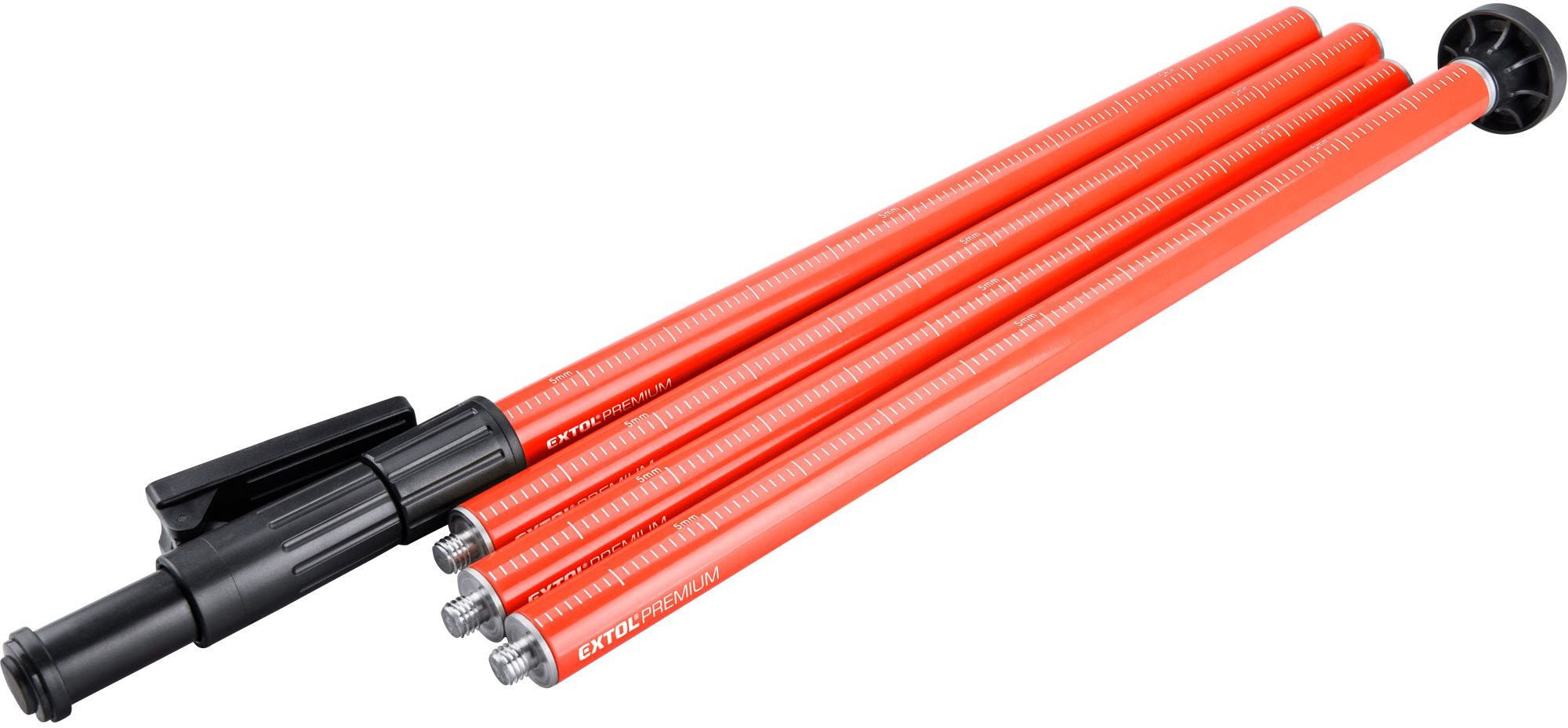 EXTOL PREMIUM tyč-statív k laserom, teleskopická/skrutkovacia, dosah až 3 m, priemer 32 mm, 8823906