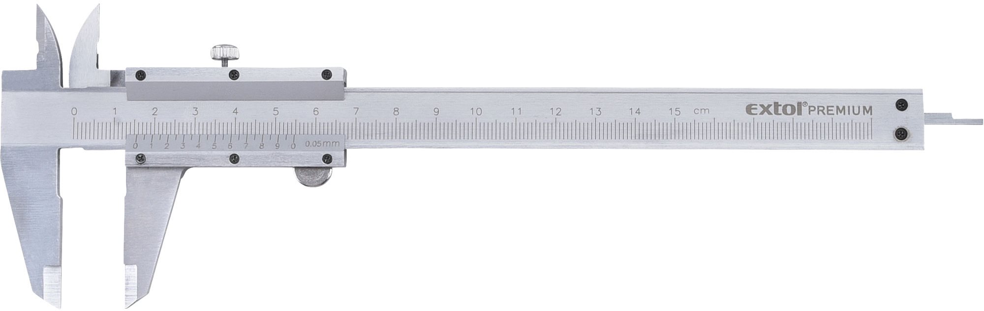 EXTOL PREMIUM meradlo posuvné kovové, 0 – 150 mm, 3425
