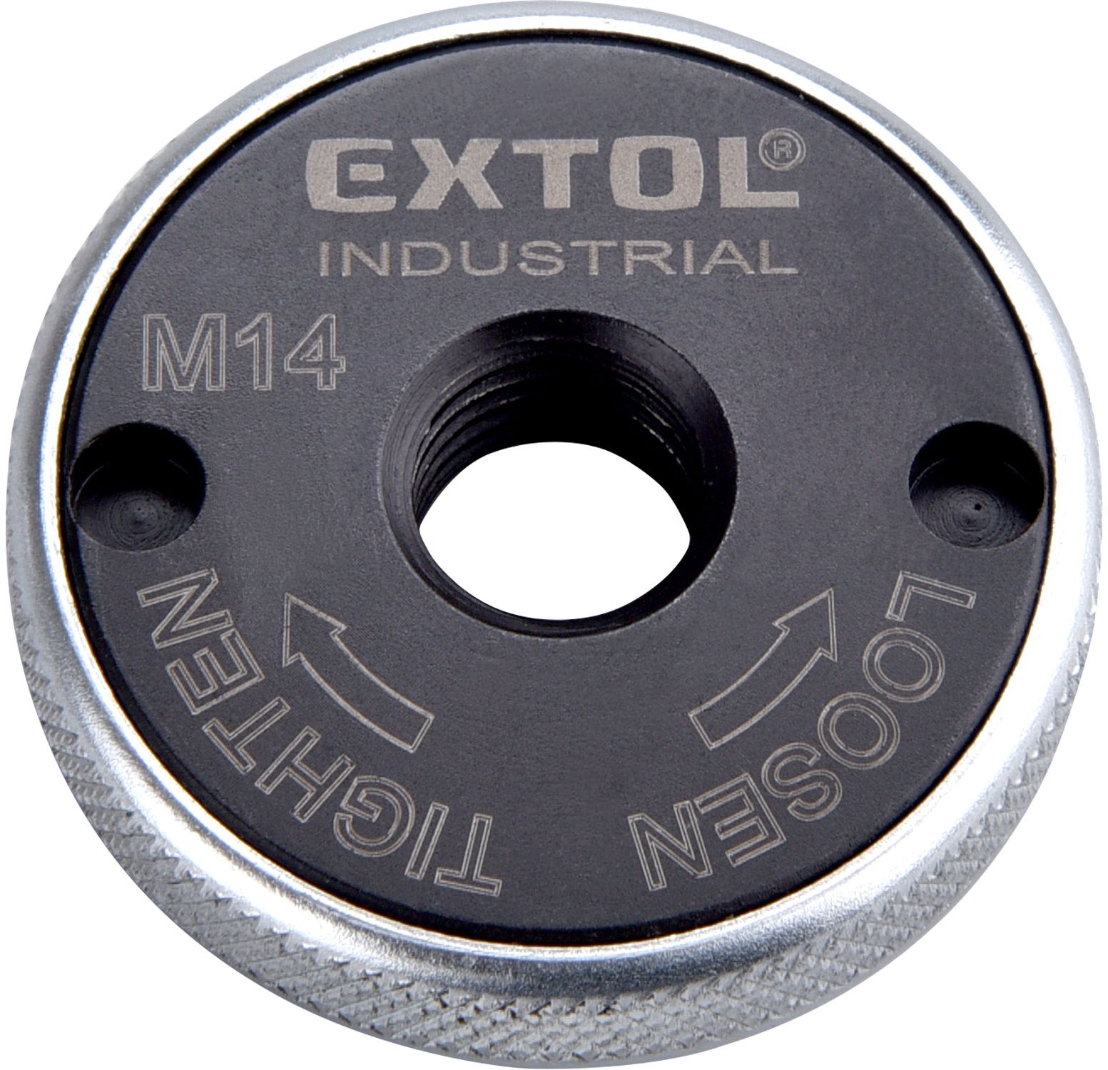 EXTOL INDUSTRIAL matica rýchloupínacia pre uhlové brúsky, click-nut, M14, 8798050