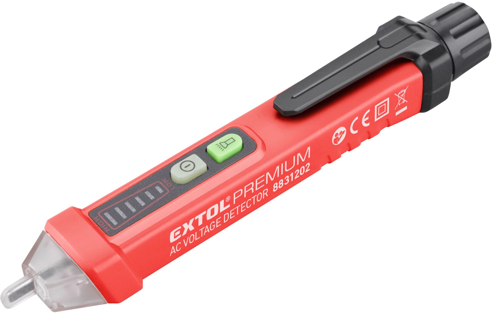 EXTOL PREMIUM skúšačka napätia 12 – 1000 V, bezkontaktná, 8831202