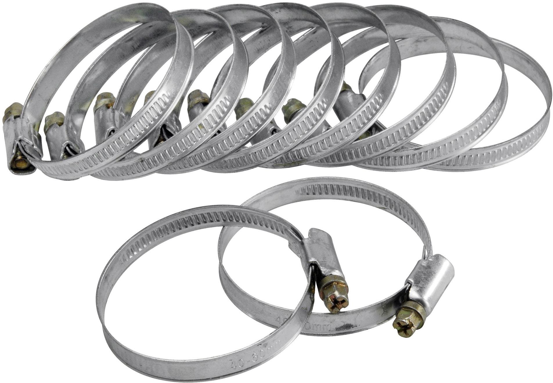 EXTOL CRAFT spony hadicové NEREZ, 8 – 12 mm, 10 ks, 70500